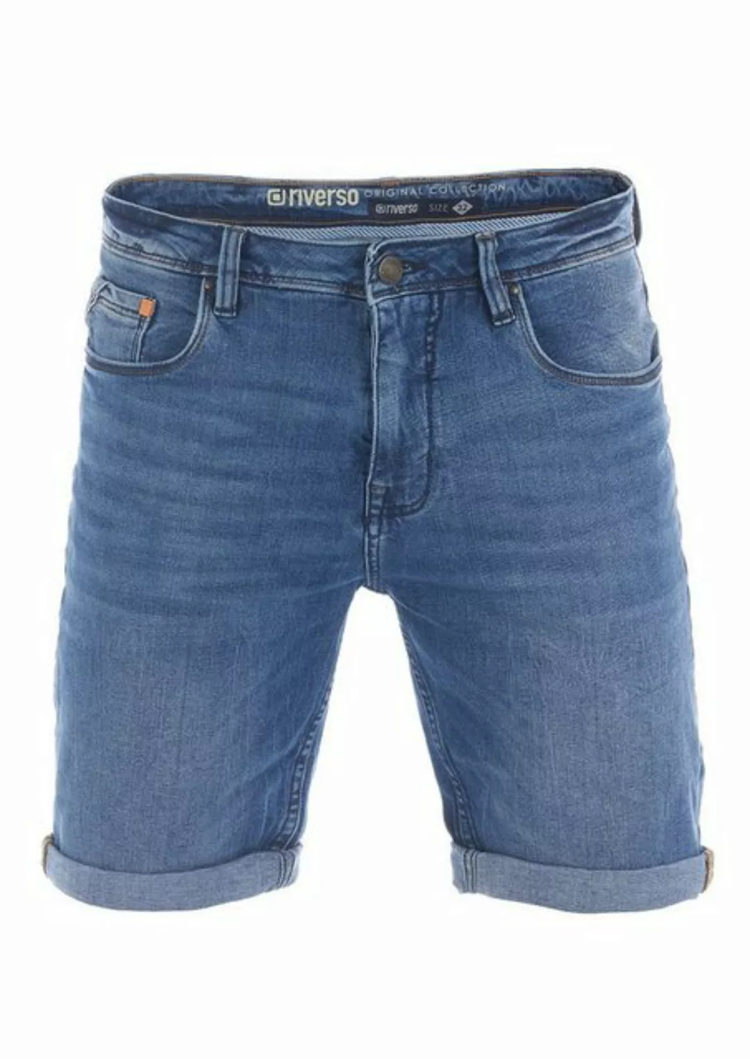 riverso Jeans Shorts Herren Stretch Kurz Regular Fit RIVUdo günstig online kaufen