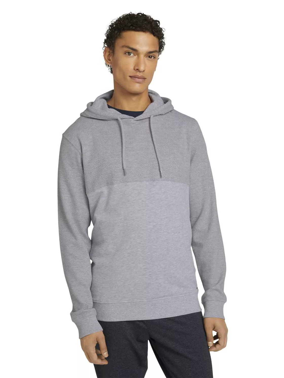 Tom Tailor Denim Herren Hoodie Kapuzenpullover Hoody STRUCTURE günstig online kaufen