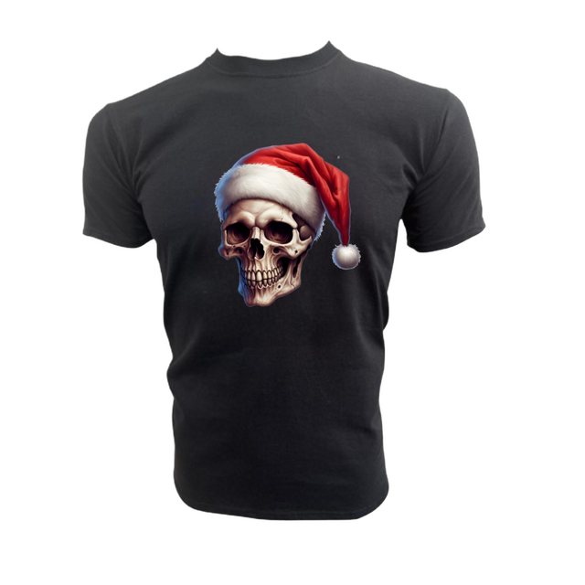 PAULGOS Strandshirt Herren T-Shirt "Totenkopf Weihnachten günstig online kaufen