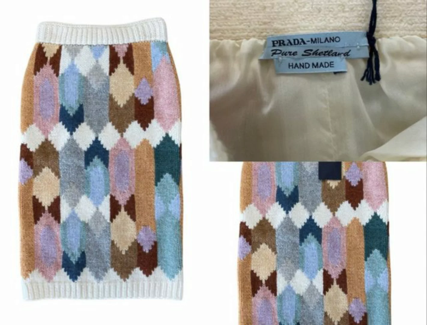 PRADA Karorock PRADA SHETLAND KNITTED HANDMADE IN ITALY SKIRT ROCK SPECIAL günstig online kaufen