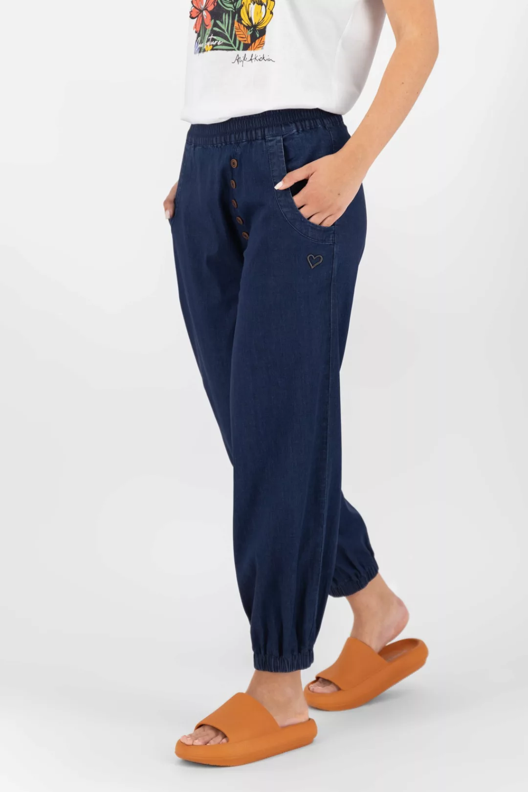 Alife & Kickin Stoffhose "AlexisAK DNM Pant Damen Hose" günstig online kaufen