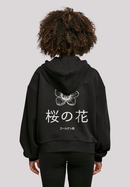 F4NT4STIC Kapuzenpullover Kirschblüten Golden Gai Print günstig online kaufen