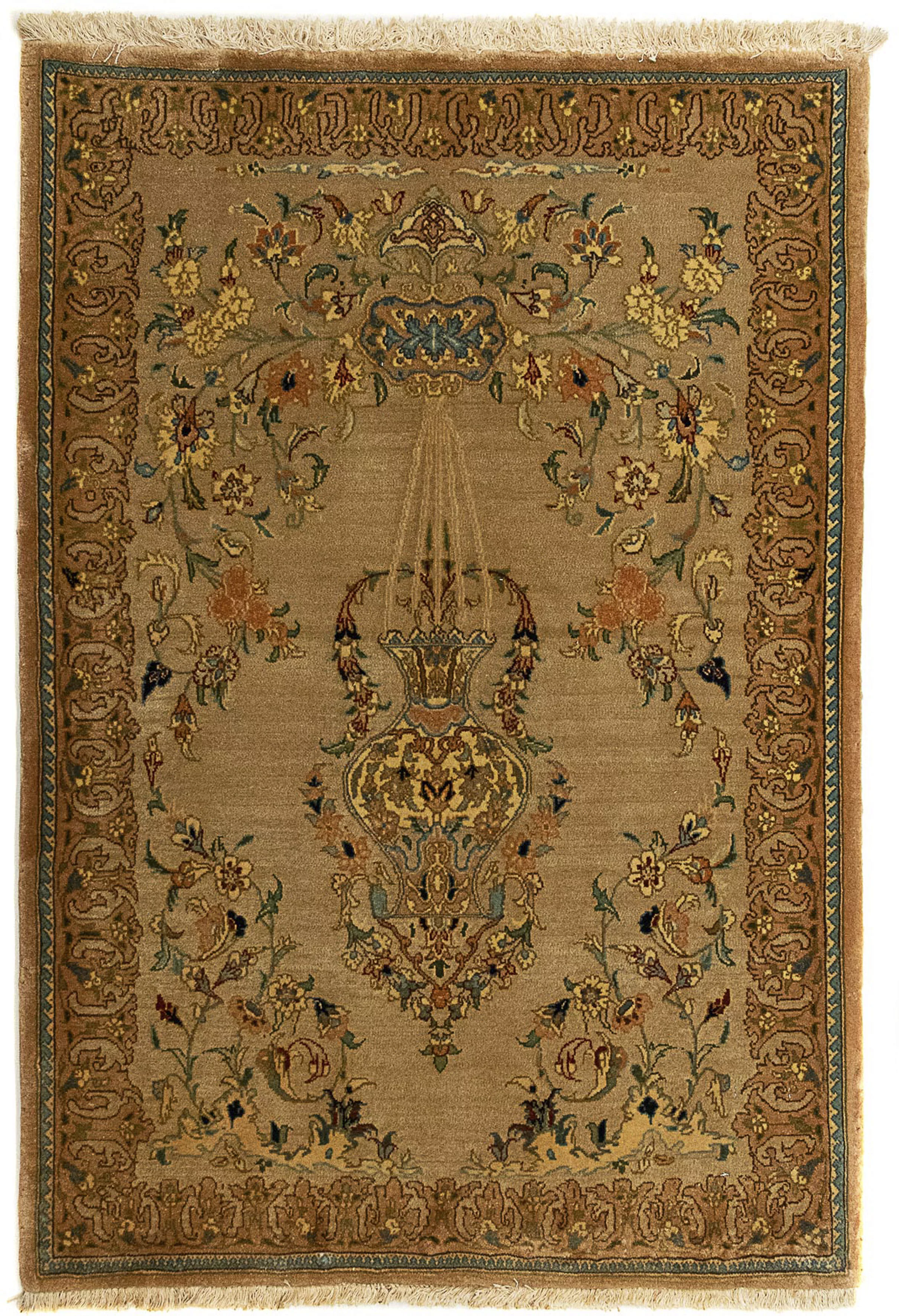morgenland Orientteppich »Perser - Täbriz - Royal - 107 x 79 cm - braun«, r günstig online kaufen