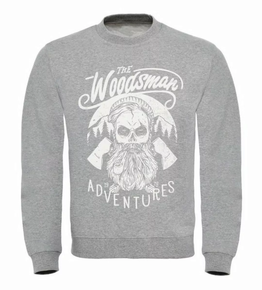 Neverless Sweatshirt Herren Sweatshirt Lumberjack Woodsman Hipster Bart Sku günstig online kaufen