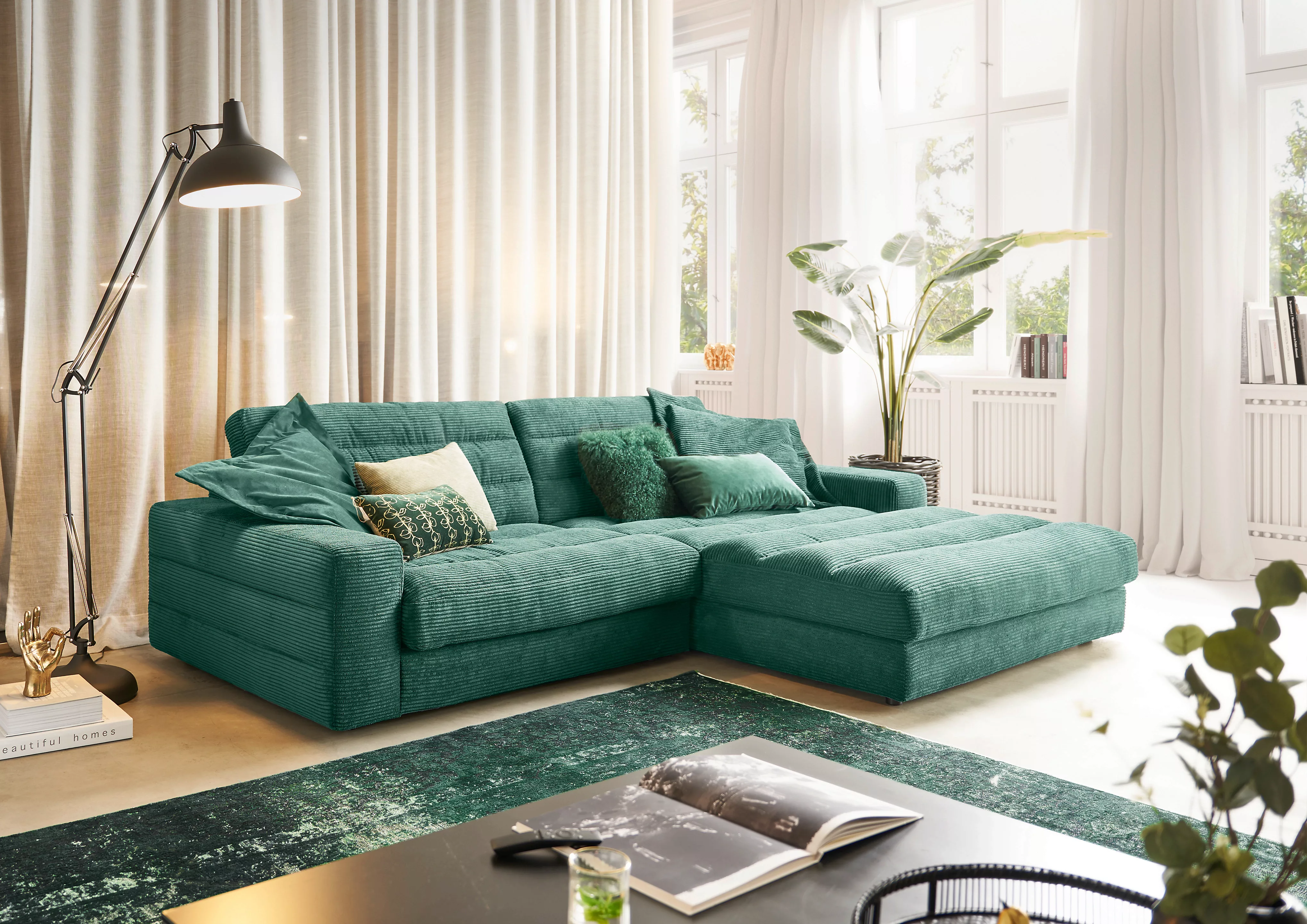 3C Candy Ecksofa "Stripes Mega-Sofa, bequem und komfortabel, L-Form", Lose günstig online kaufen