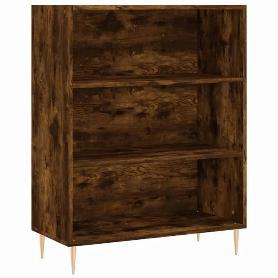 furnicato Bücherregal Räuchereiche 69,5x32,5x90 cm Holzwerkstoff, 1-tlg. günstig online kaufen