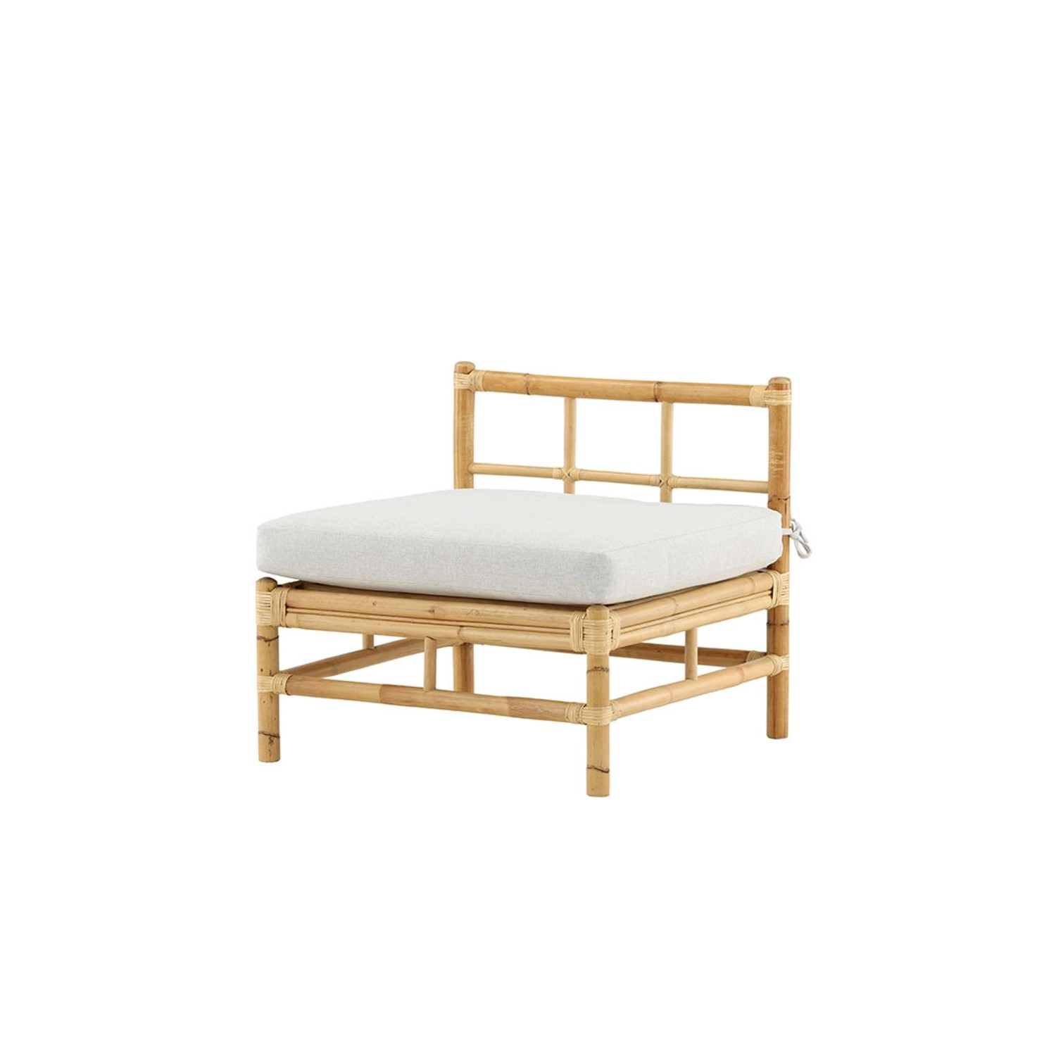 ebuy24 Cane Gartensofa Mittelsegment Natur Sitzhöhe cm 34 Sitzbreite cm 70 günstig online kaufen