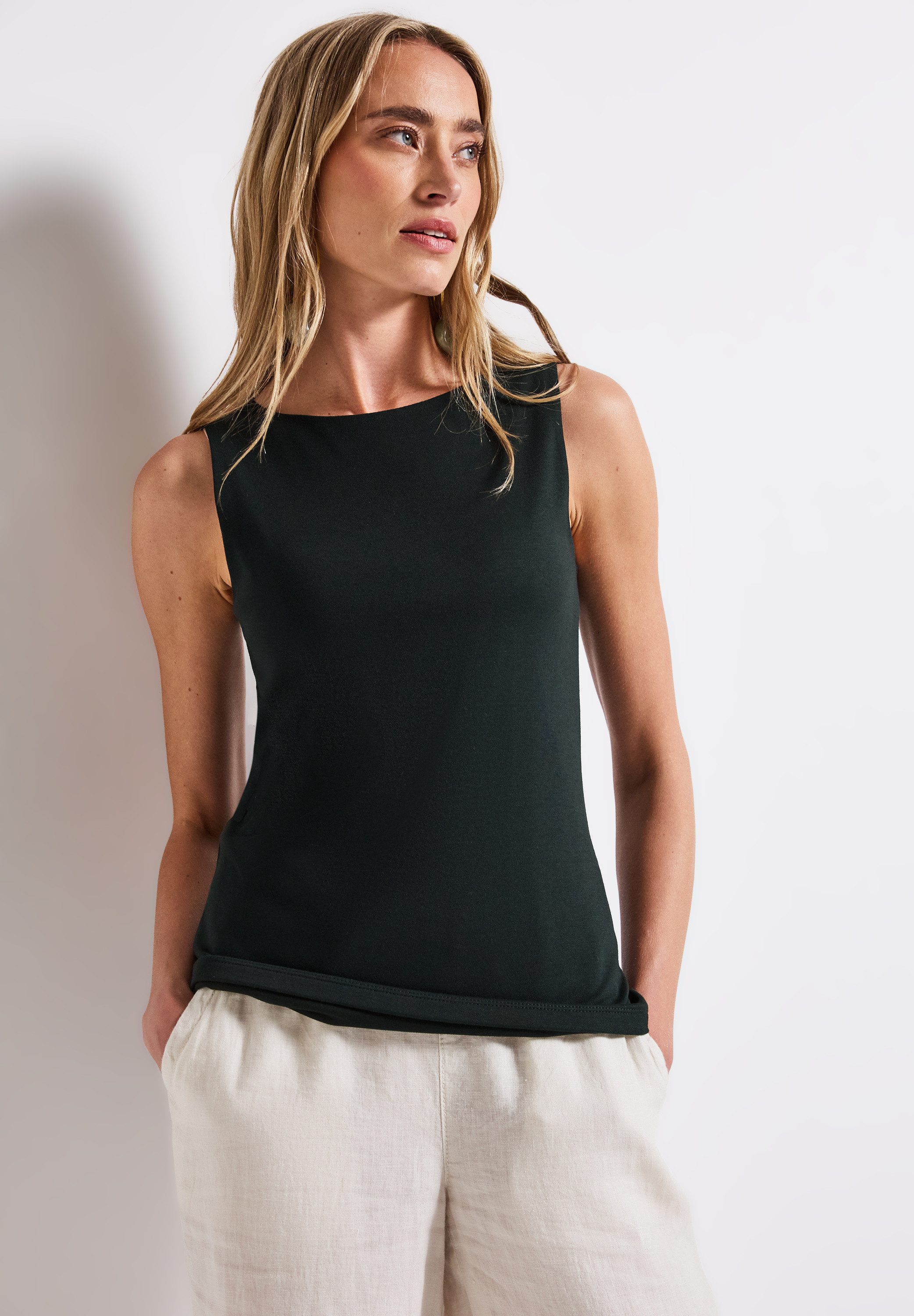 STREET ONE Shirttop, im soften Baumwoll-Mix günstig online kaufen