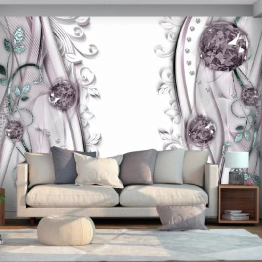 artgeist Fototapete Crystal Curtain (Violet) mehrfarbig Gr. 150 x 105 günstig online kaufen
