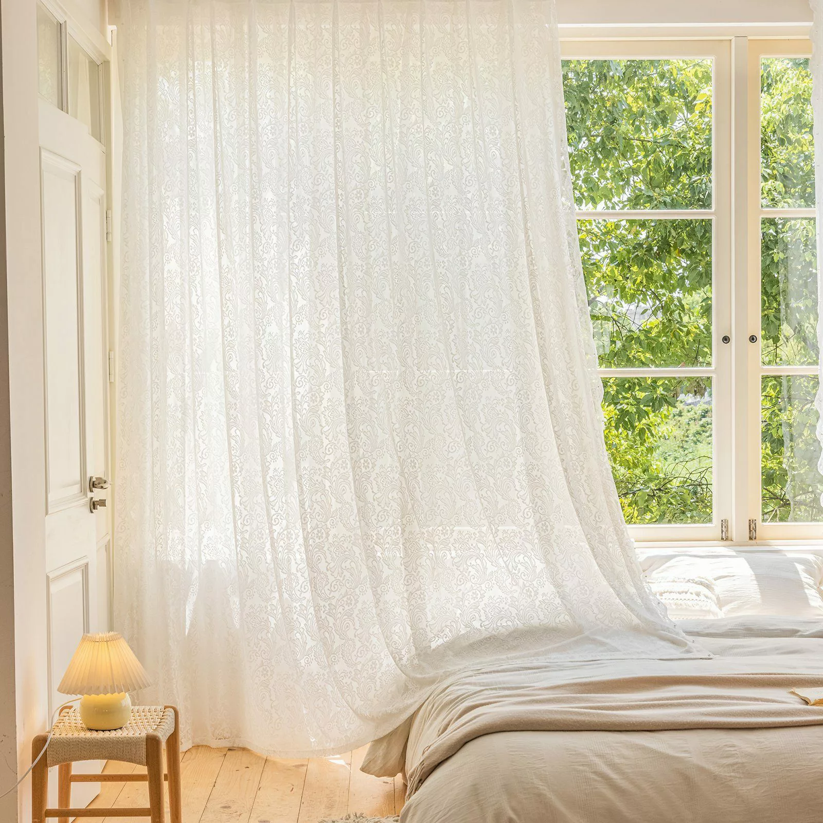 BTTO V&G Gardine Voile Vorhänge, Stangendurchzug günstig online kaufen
