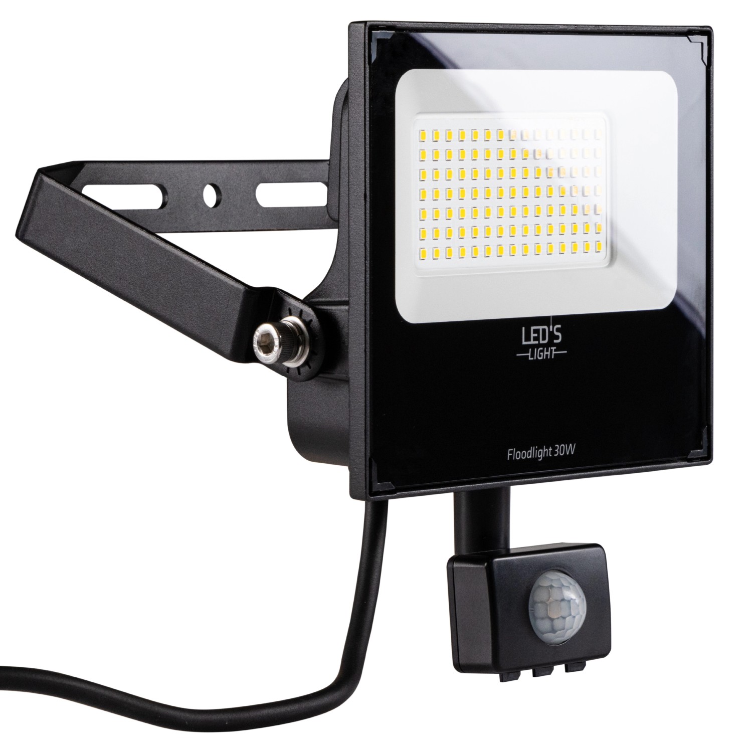 LED's Work Strahler mit Sensor 30 W 4.800 lm 4.000 K IP65 Schwarz günstig online kaufen