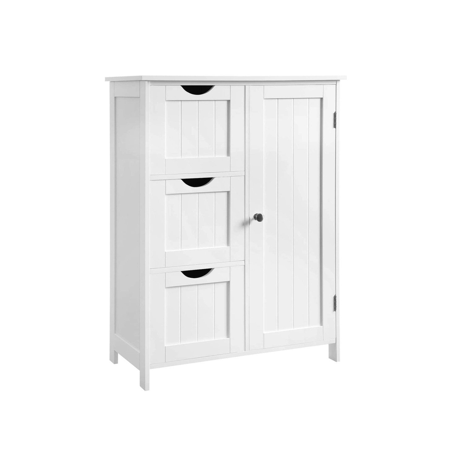 Vasagle Badezimmerschrank mit 3 Schubladen 30 cm x 60 cm x 81 cm Weiß günstig online kaufen