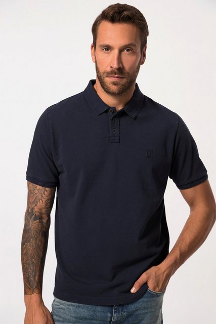 JP1880 Poloshirt Poloshirt Halbarm Piqué Vintage Look bis 8 XL günstig online kaufen