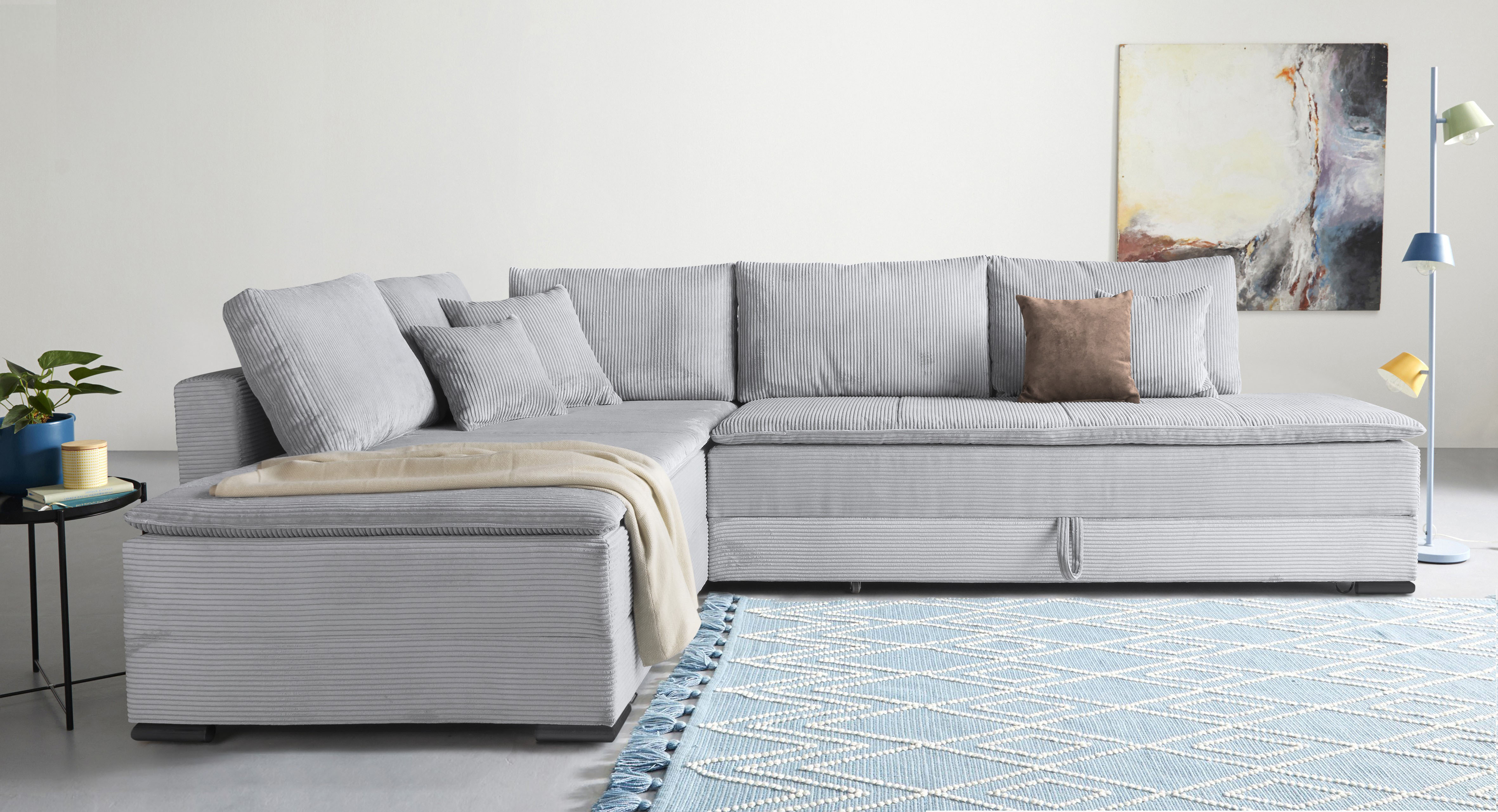 INOSIGN Ecksofa "Night & Day L-Form mit Dauer-Schlaffunktion, Cord-Bezug", günstig online kaufen