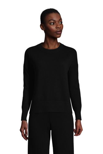 Relaxter Kaschmir-Pullover mit rundem Ausschnitt, Damen, Größe: M Normal, S günstig online kaufen