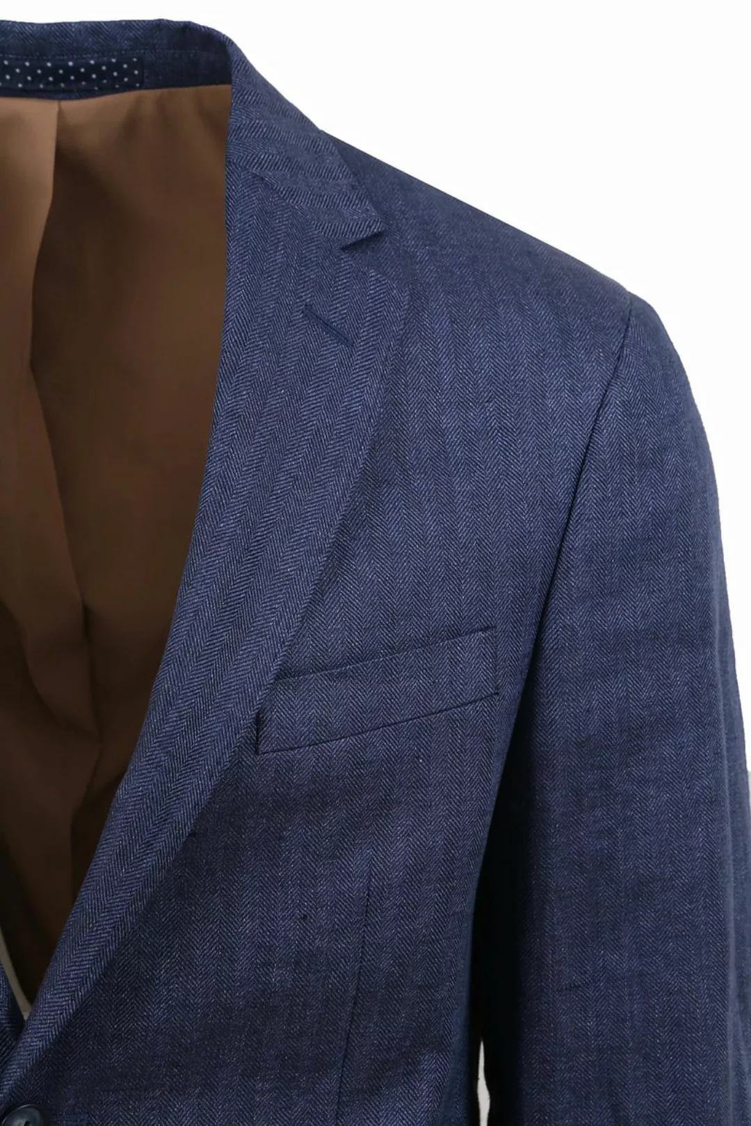 Suitable Blazer Leinen Royal Blau - Größe 50 günstig online kaufen