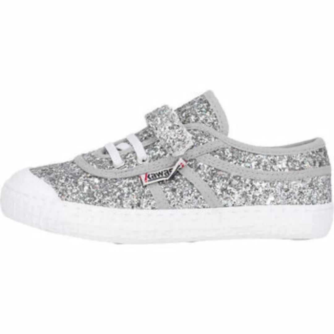 Kawasaki  Sneaker Glitter Kids Shoe W/Elastic  8889 Silver günstig online kaufen