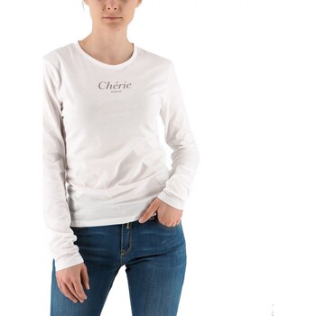 Replay  T-Shirts & Poloshirts Weies Langarm-T-Shirt günstig online kaufen