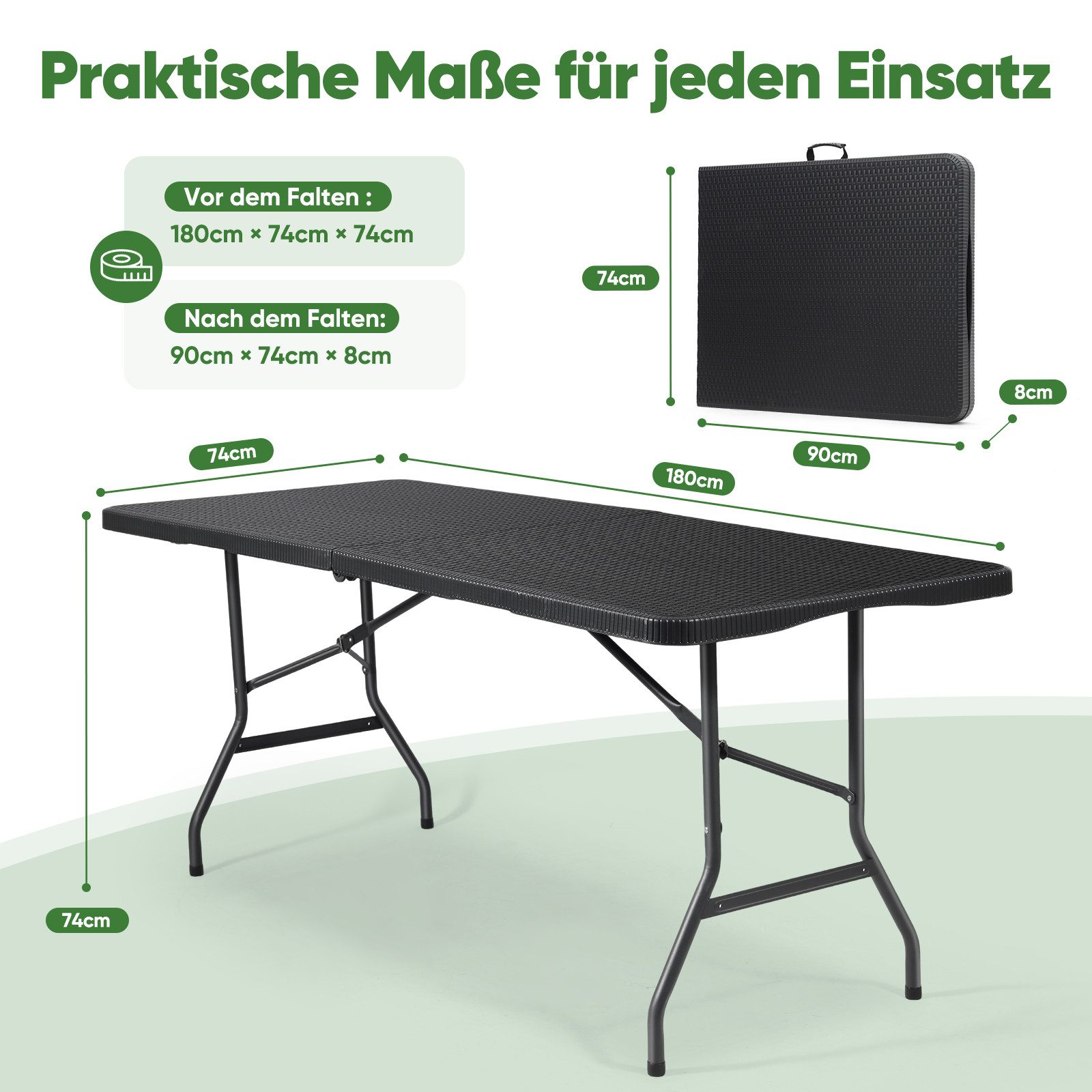 Sekey Klapptisch Campingtisch Klappbar Partytisch Buffettisch günstig online kaufen