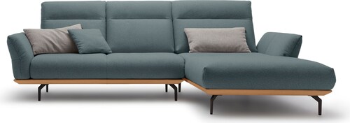 Creation BY ROLF BENZ Ecksofa »CR.460«, Sockel in Eiche, Alugussfüße in umb günstig online kaufen
