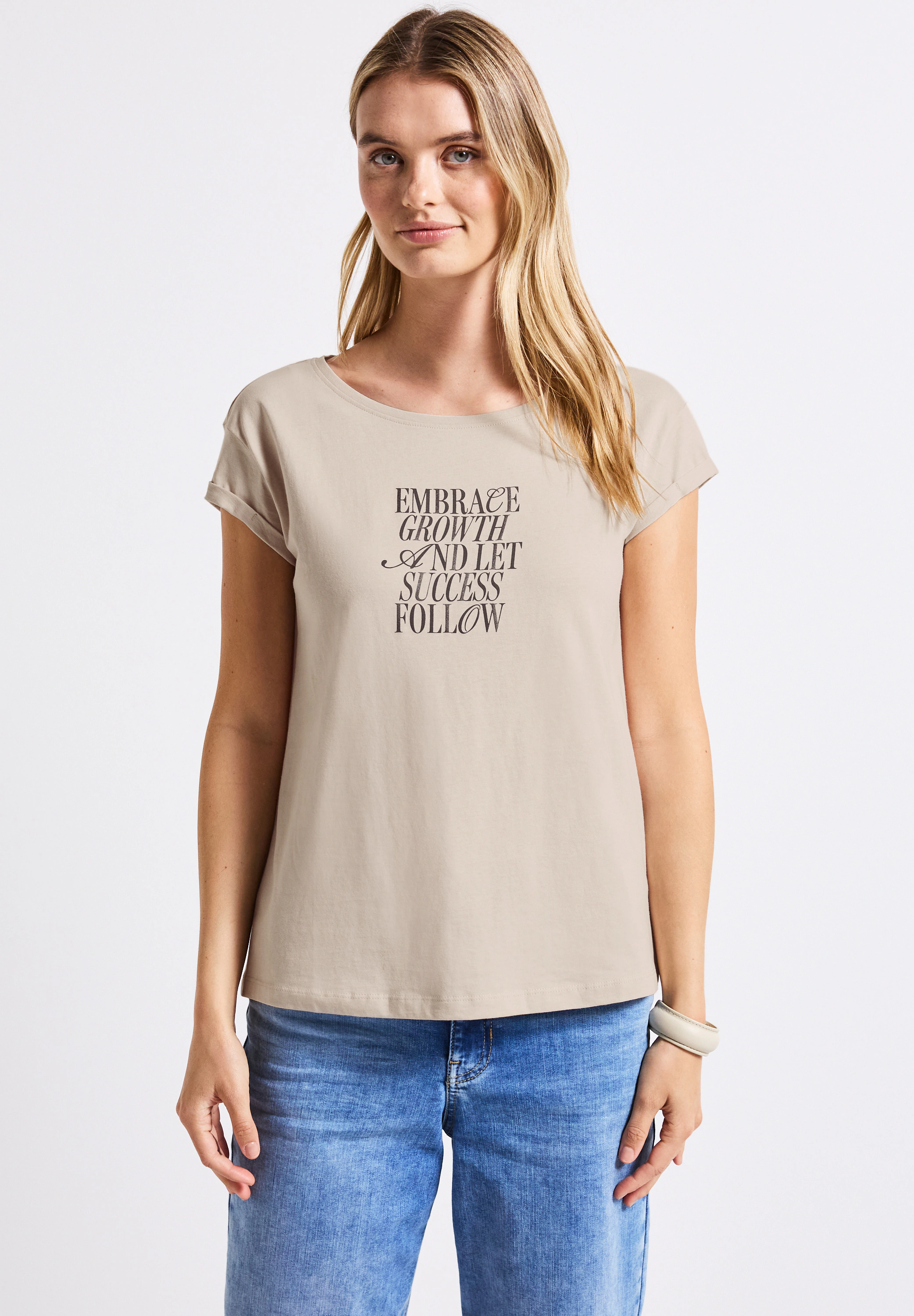 STREET ONE T-Shirt, mit Rundhalsausschnitt günstig online kaufen