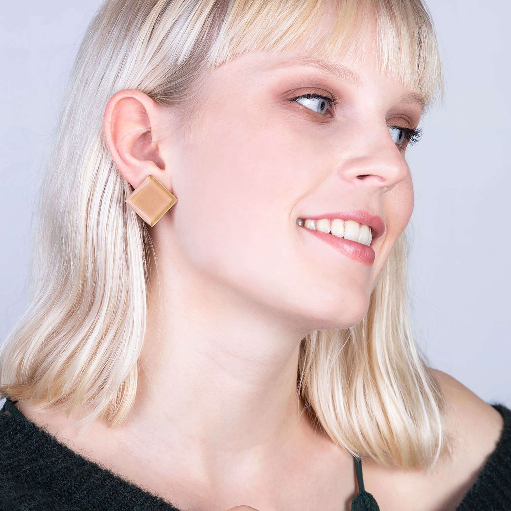 ALEXASCHA Paar Ohrstecker Quadratische Statement Ohrringe günstig online kaufen