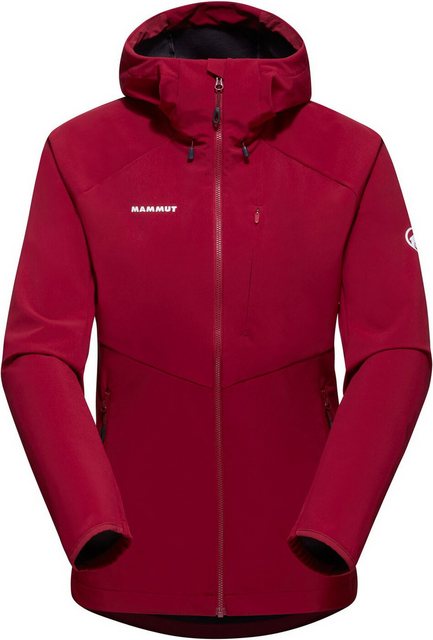 Mammut Funktionsjacke Ultimate Comfort SO Hooded Jacket W BLOOD RED günstig online kaufen