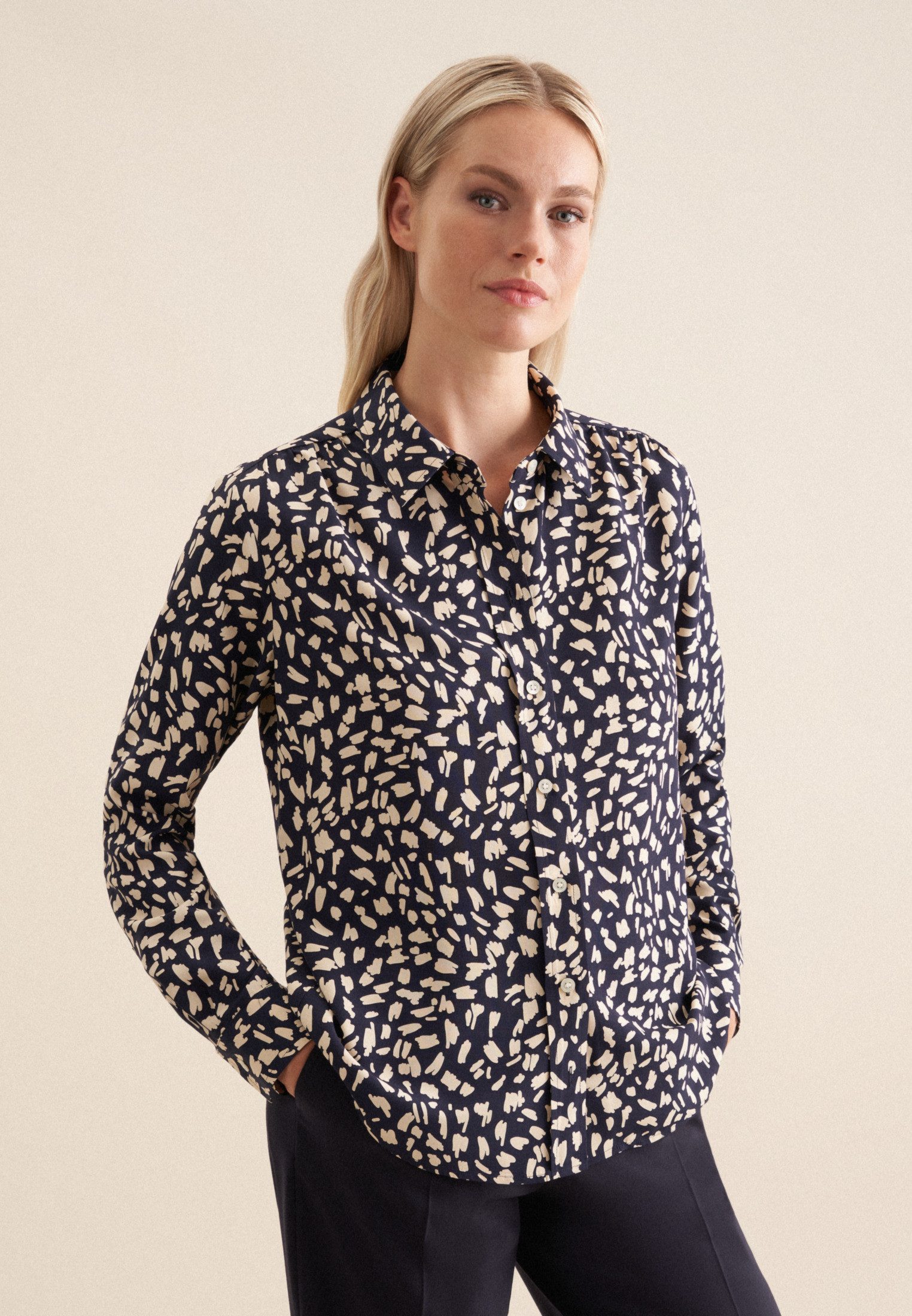 seidensticker Hemdbluse 1/1 Druck günstig online kaufen