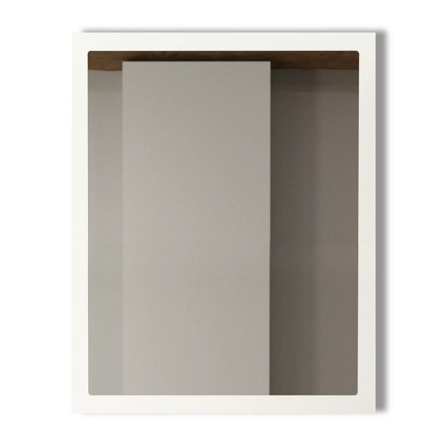 Badezimmer Spiegel 100cm TARIFA-110 in matt weiß, B/H/T ca. 100/80/3cm günstig online kaufen