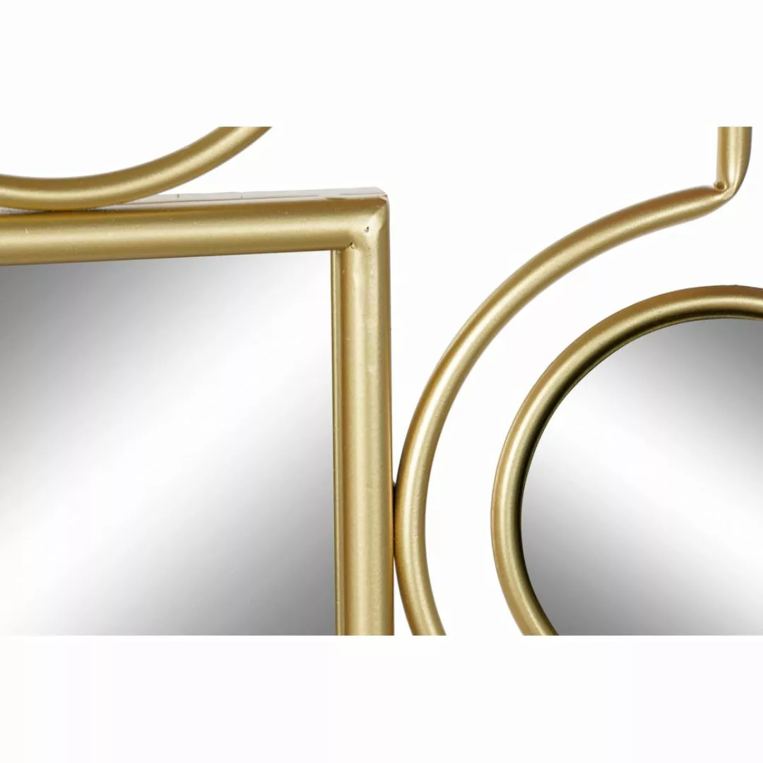 Wandspiegel Dkd Home Decor Schwarz Pvc Metall Golden (70 X 2 X 100 Cm) günstig online kaufen