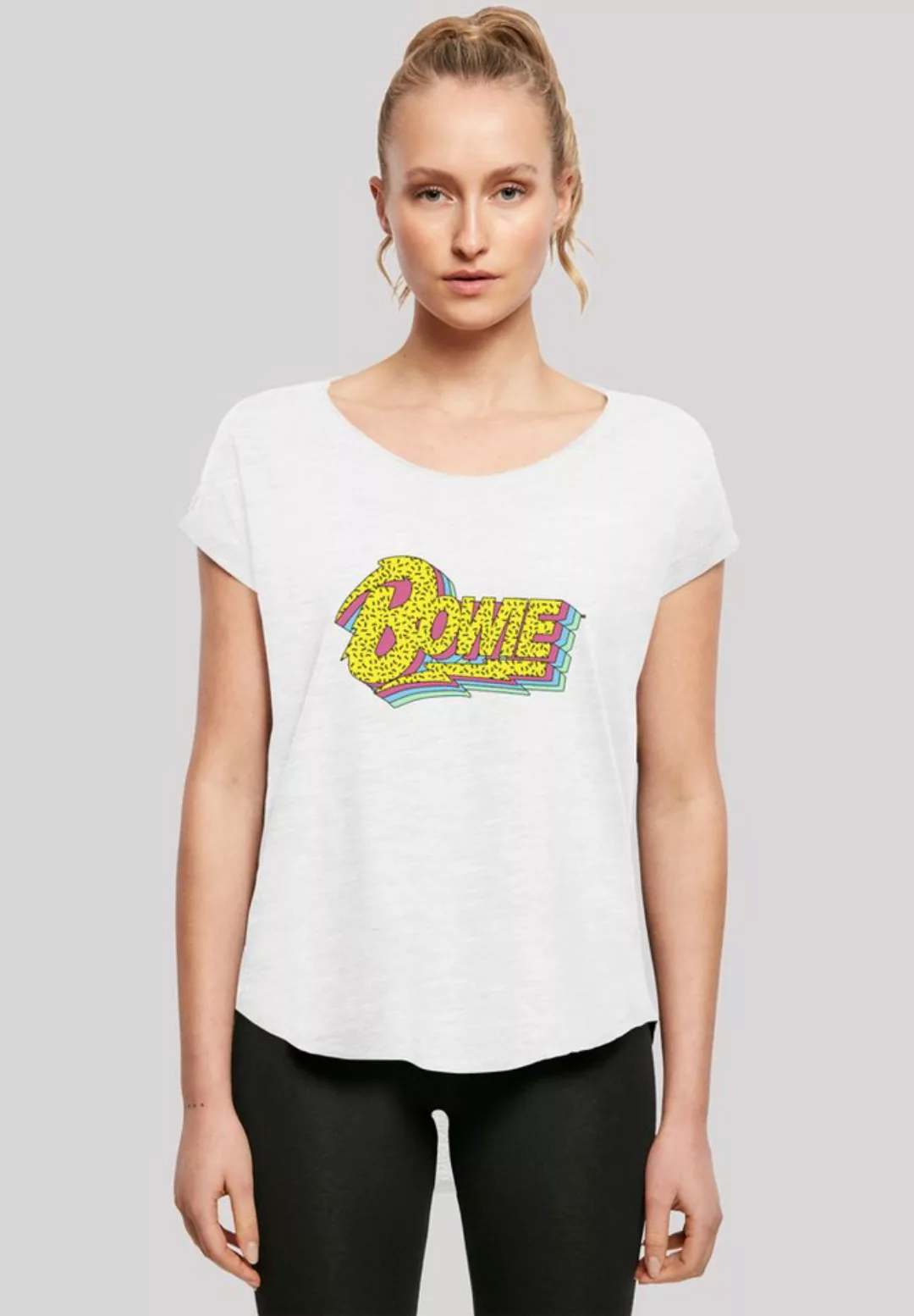 F4NT4STIC T-Shirt "David Bowie Moonlight 90s Logo", Print günstig online kaufen