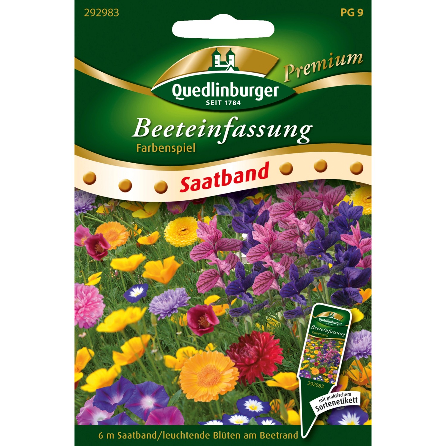 Quedlinburger Beeteinfassung Farbenspiel Saatband günstig online kaufen