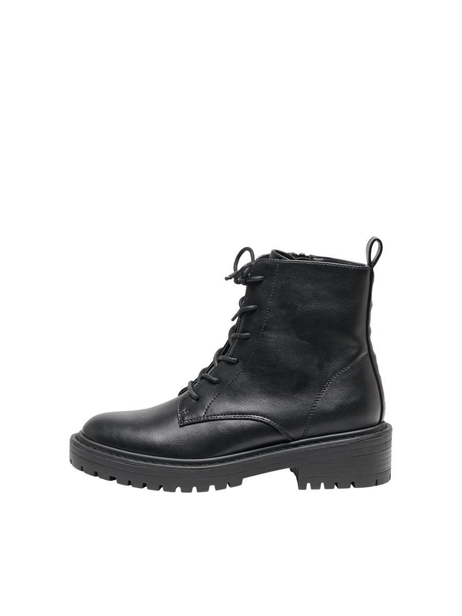 ONLY Faux Leather Boots Damen Schwarz günstig online kaufen
