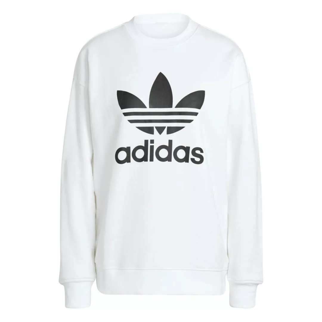 Adidas Originals Adicolor Trefoil Sweatshirt 46 White günstig online kaufen