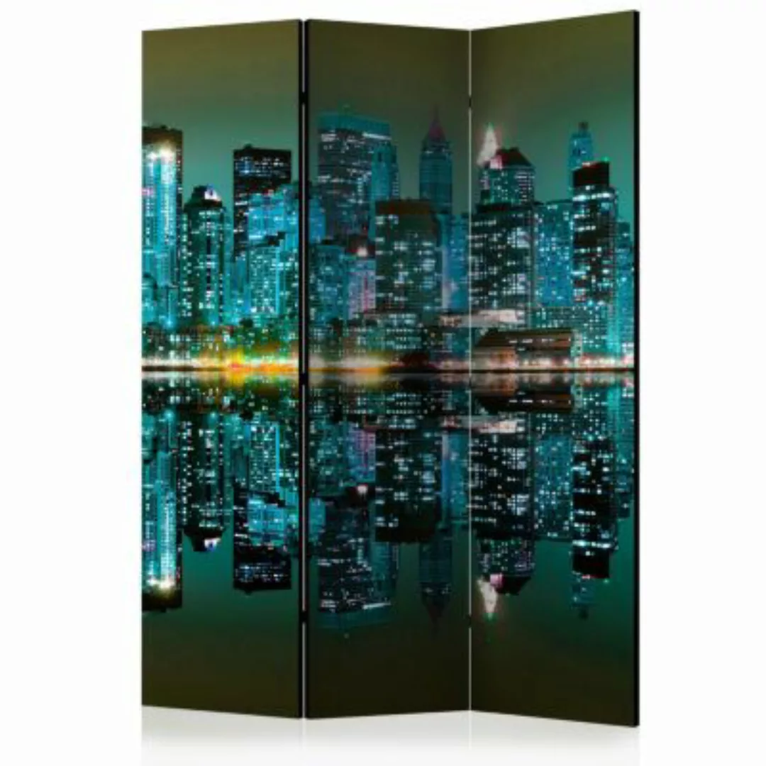 artgeist Paravent Gold reflections - NYC [Room Dividers] mehrfarbig Gr. 135 günstig online kaufen
