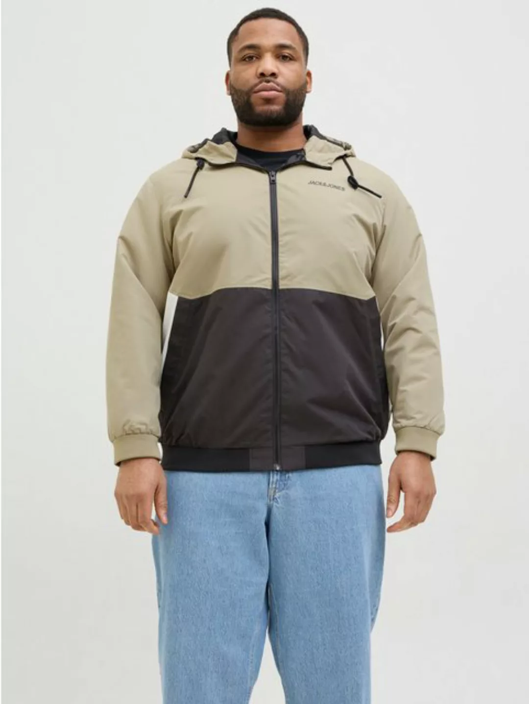 Jack & Jones PlusSize Bomberjacke "JJERUSH HOOD BOMBER NOOS PLS", mit Kapuz günstig online kaufen