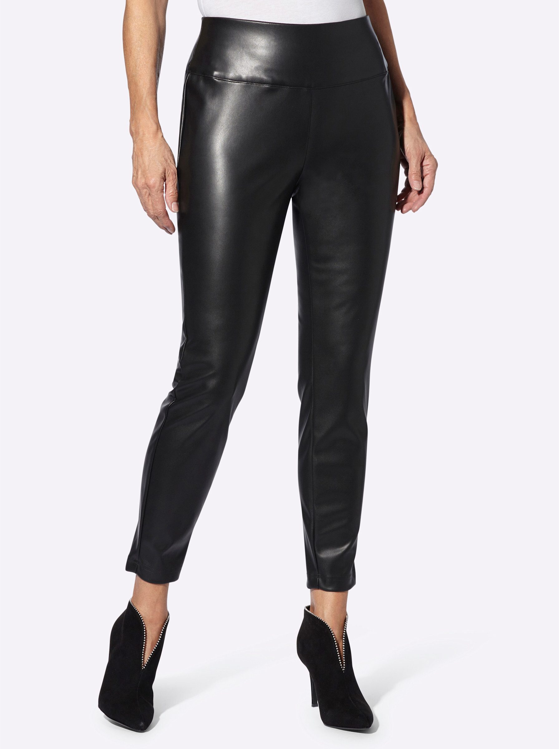 Witt Jerseyhose Lederimitathose Innenbeinlänge ca. 71 günstig online kaufen