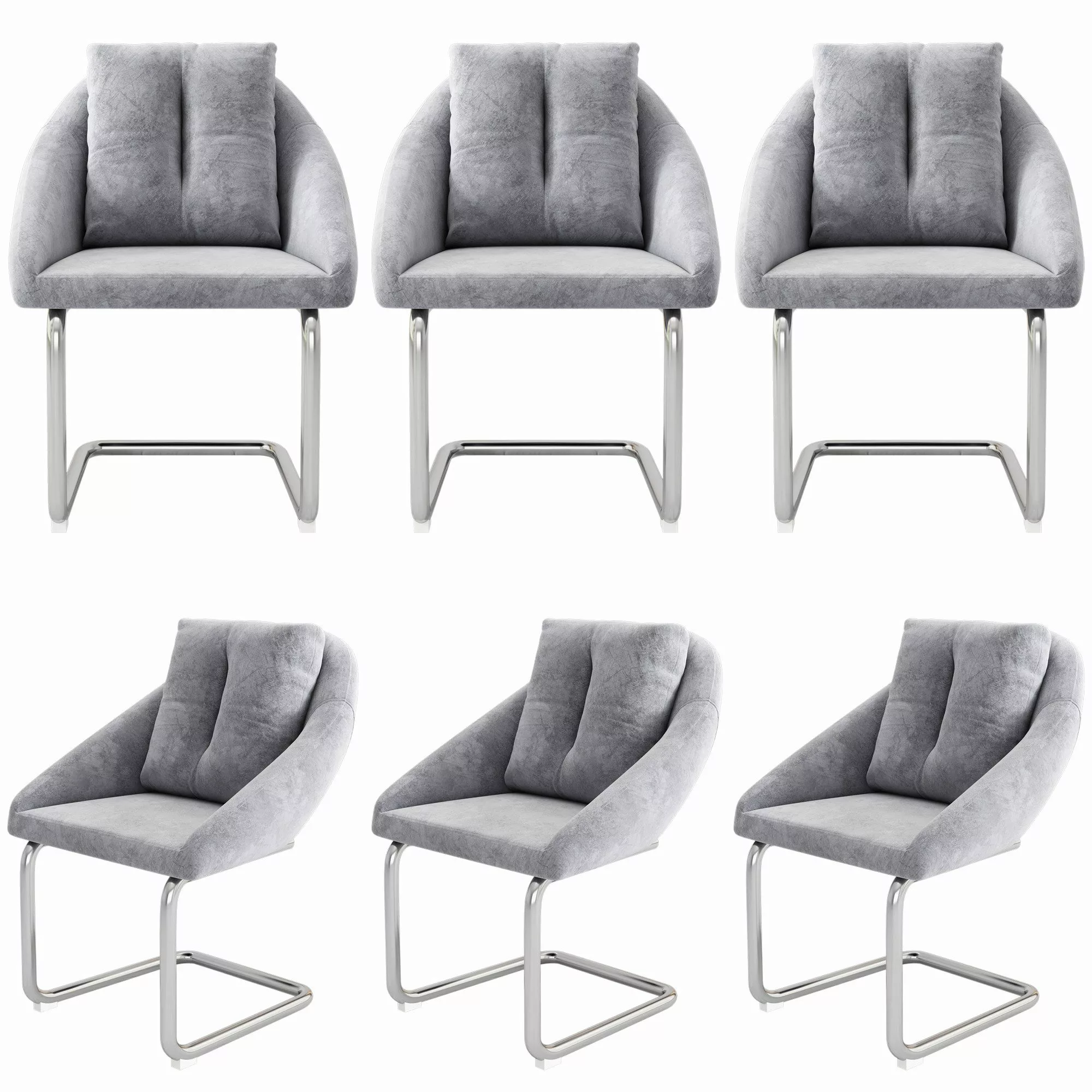 Flieks Freischwinger (Set, 6 St), 6er günstig online kaufen