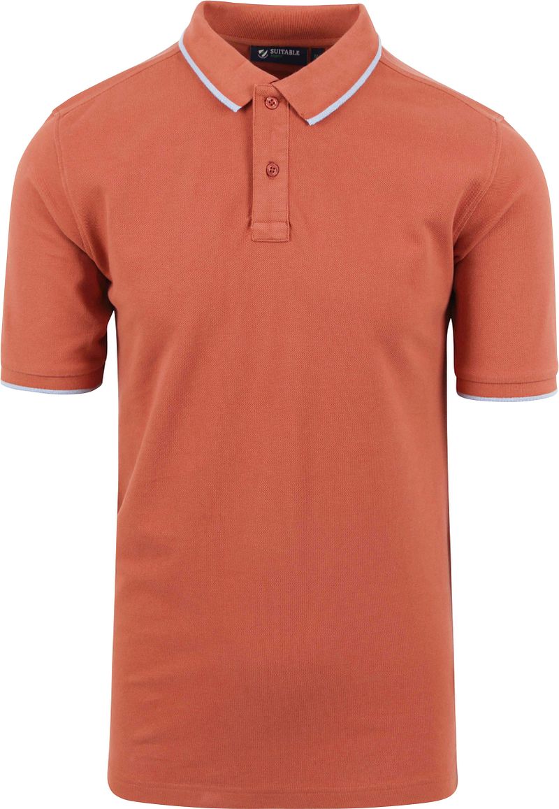 Suitable Respect Poloshirt Tip Ferry Terrakotta - Größe XXL günstig online kaufen