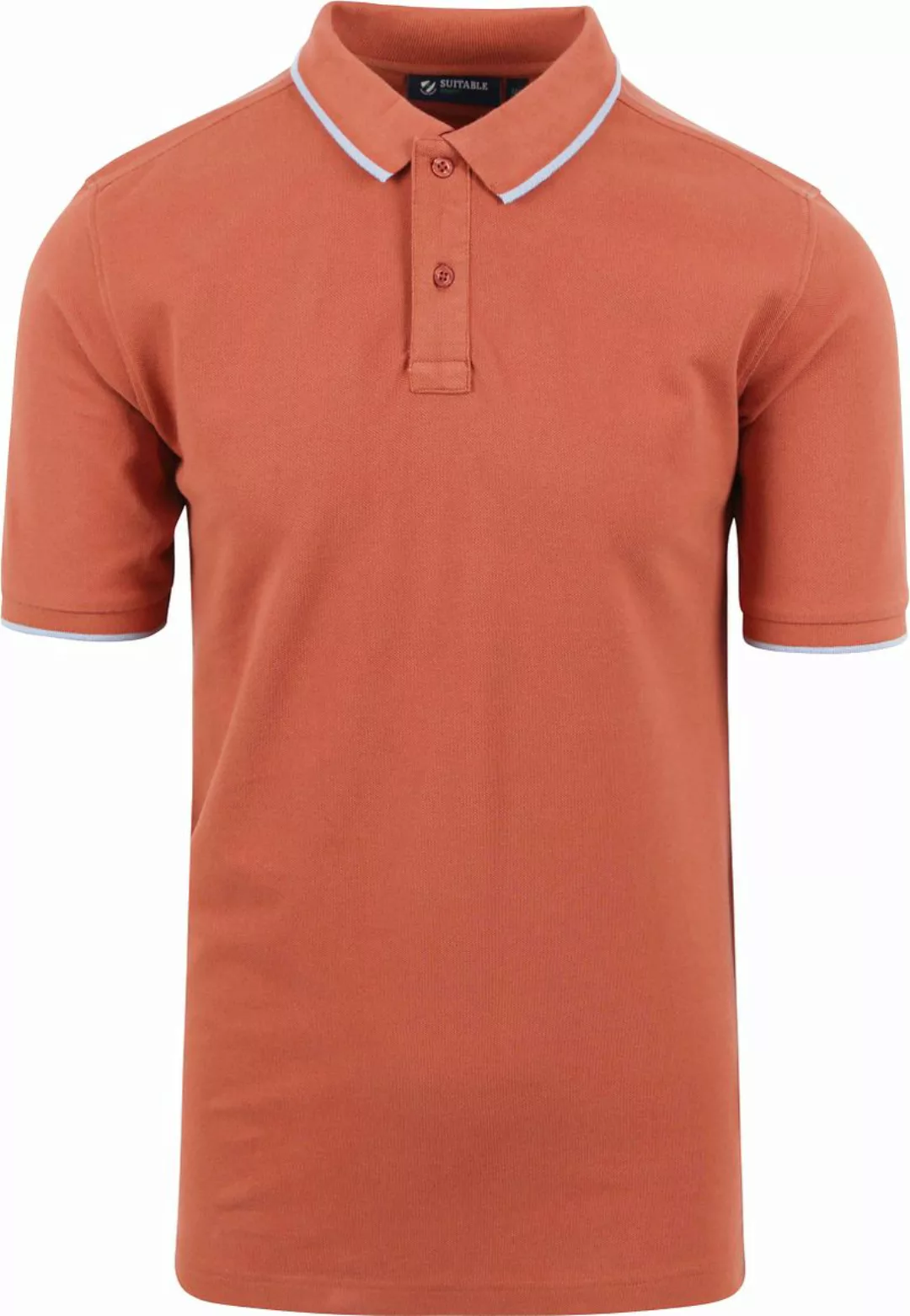 Suitable Respect Poloshirt Tip Ferry Terrakotta - Größe M günstig online kaufen