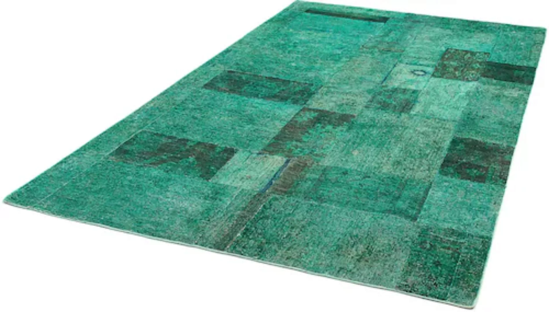 morgenland Wollteppich »Patchwork Patchwork 202 x 80 cm«, rechteckig günstig online kaufen