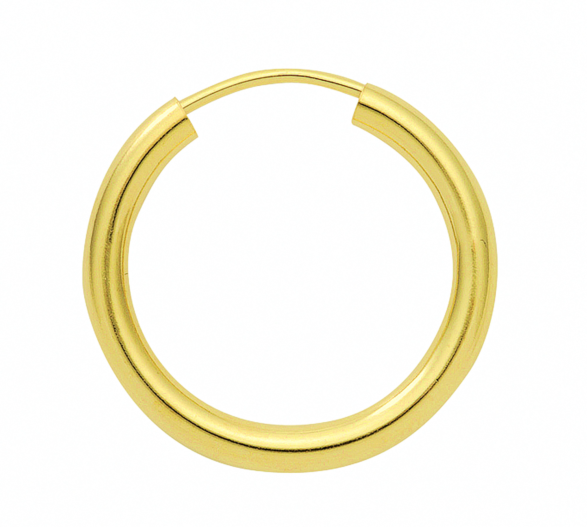 Adelia´s Paar Ohrhänger "1 Paar 333 Gold Ohrringe / Creolen Ø 20 mm", 333 G günstig online kaufen