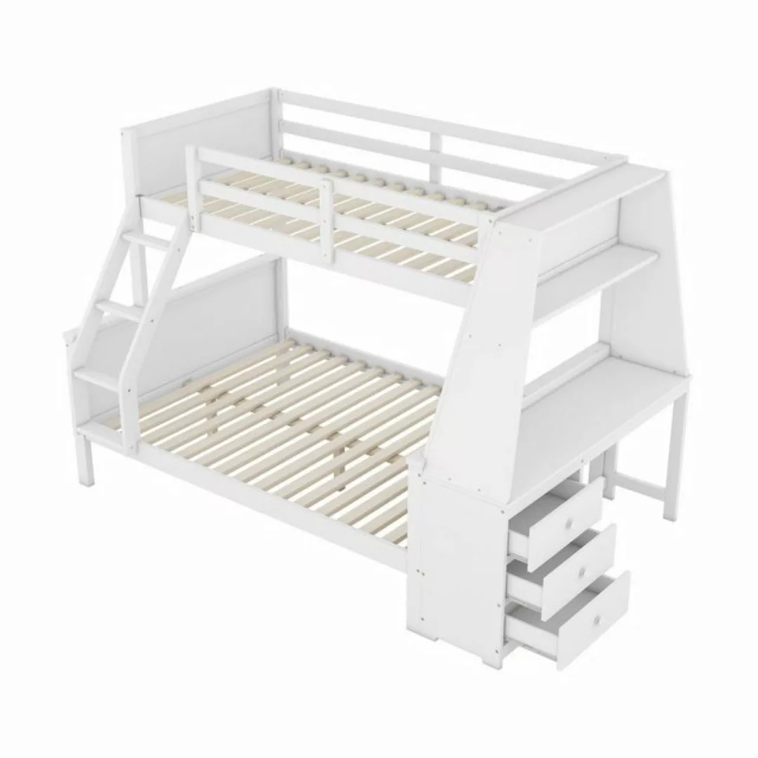 DOPWii Etagenbett 90*200 cm,140*200 cm Jugendbett,Kinderbett,Ausgestattet m günstig online kaufen