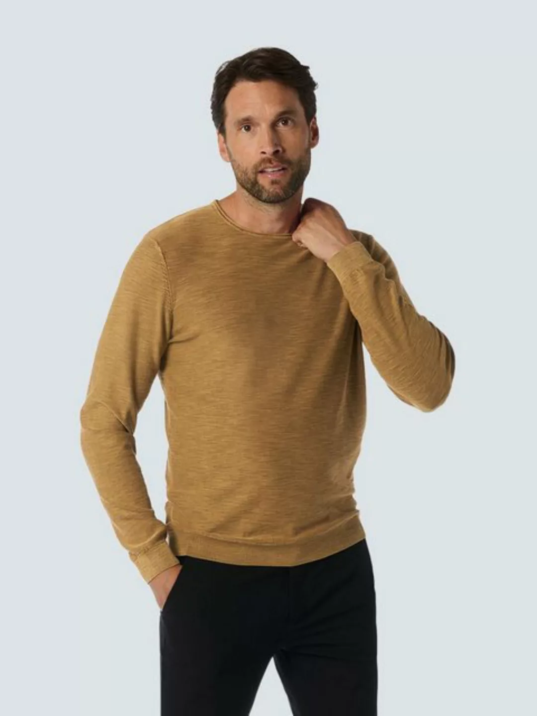 NO EXCESS Strickpullover - Basic Herren Pullover - Pullover Crewneck Colour günstig online kaufen