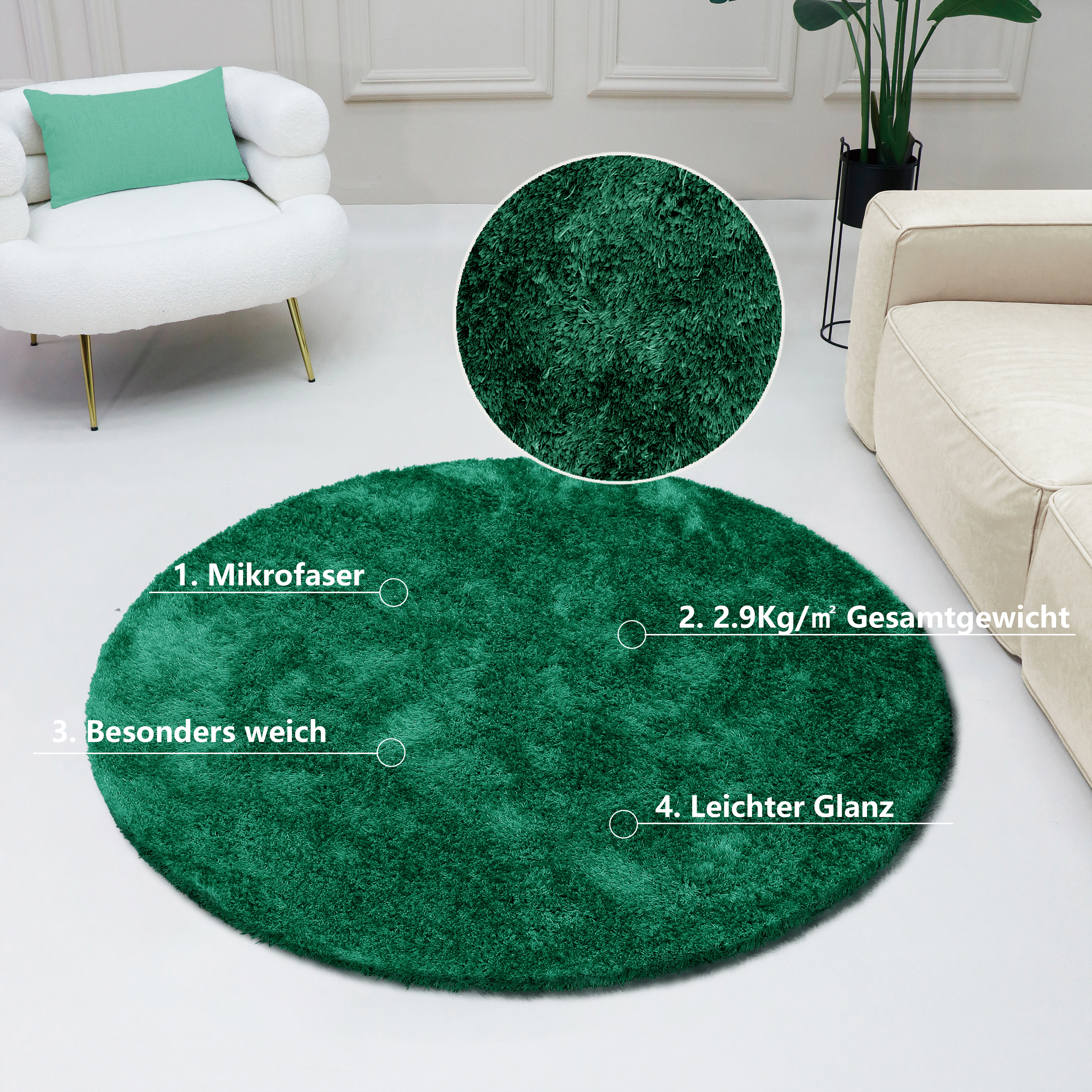 Bruno Banani Hochflor-Teppich Dana Teppich, Kundenliebling, günstig online kaufen