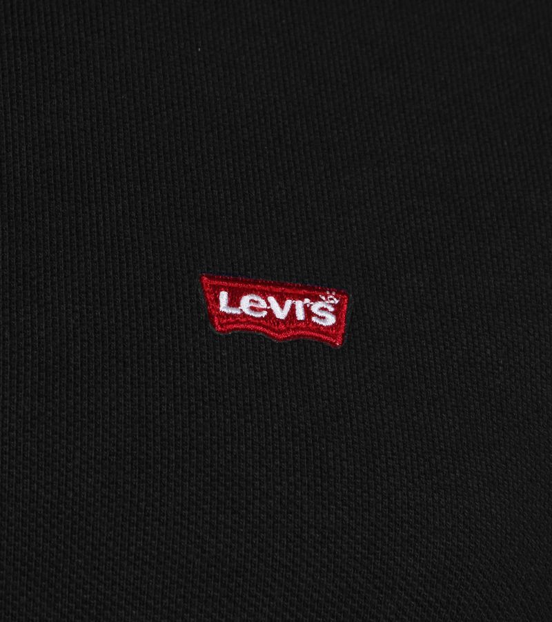 Levi's Pique Polo Shirt Schwarz - Größe S günstig online kaufen