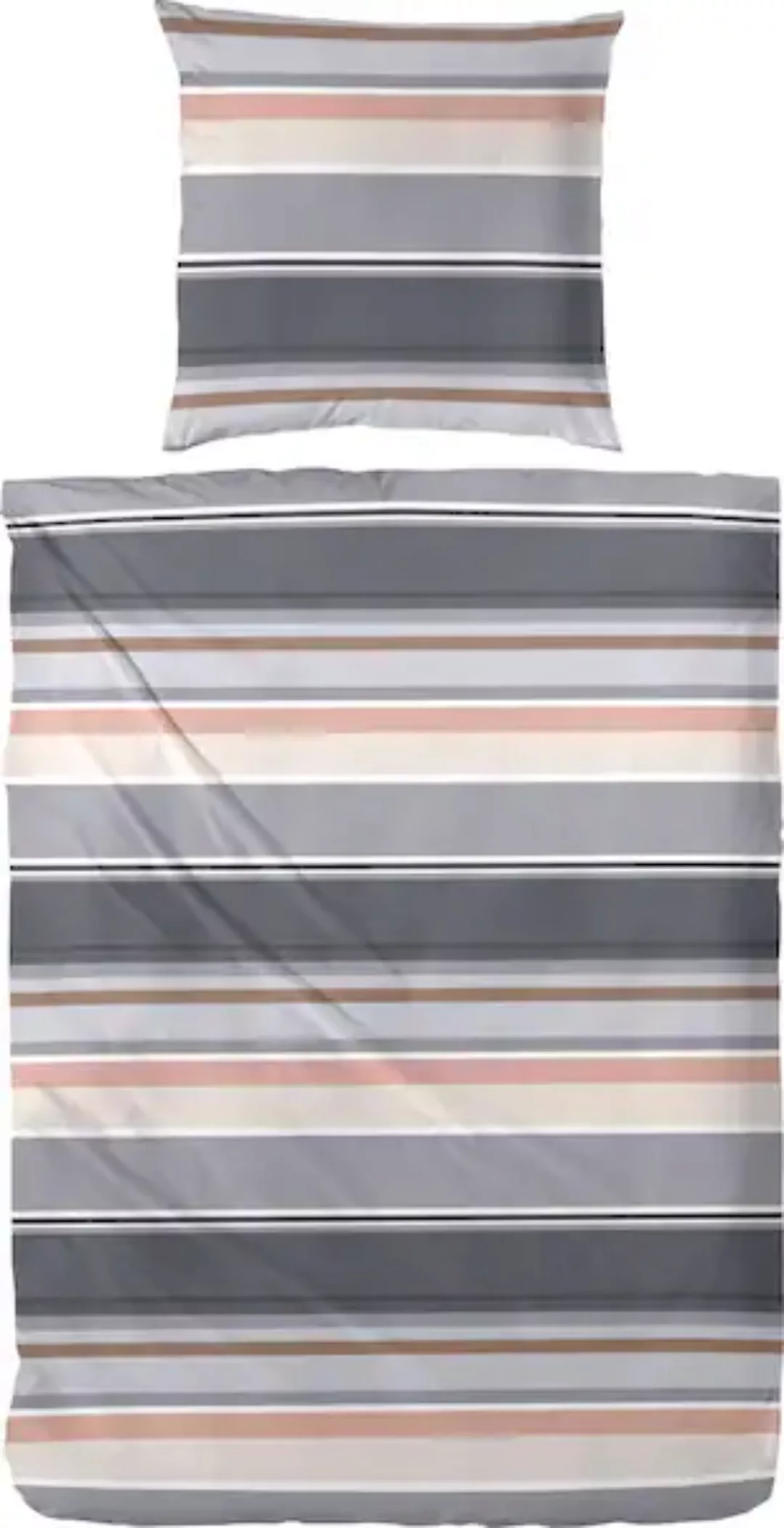 Primera Bettwäsche »Late Summer Stripe«, (2 tlg.), mit modernen Streifen in günstig online kaufen