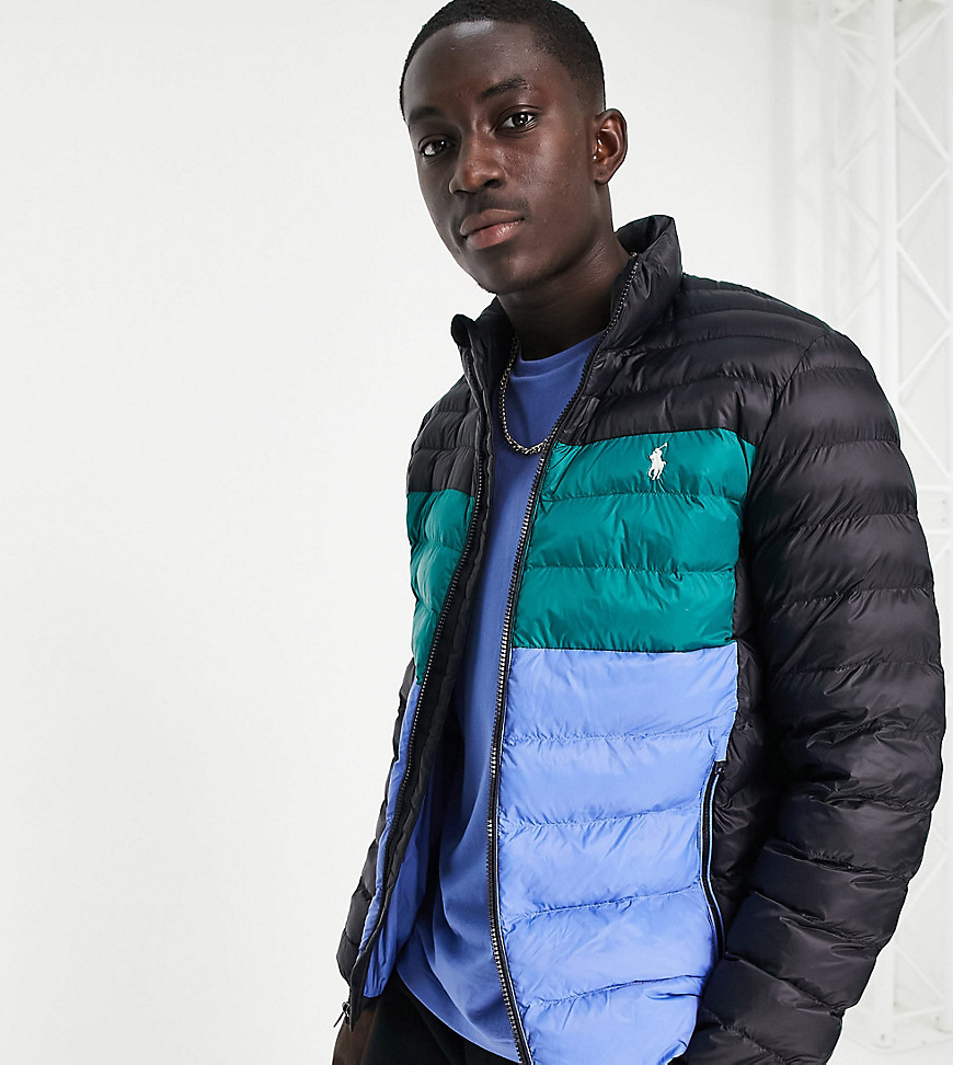 Polo Ralph Lauren x ASOS – Exclusive Collab – Daunenjacke im Farblockdesign günstig online kaufen