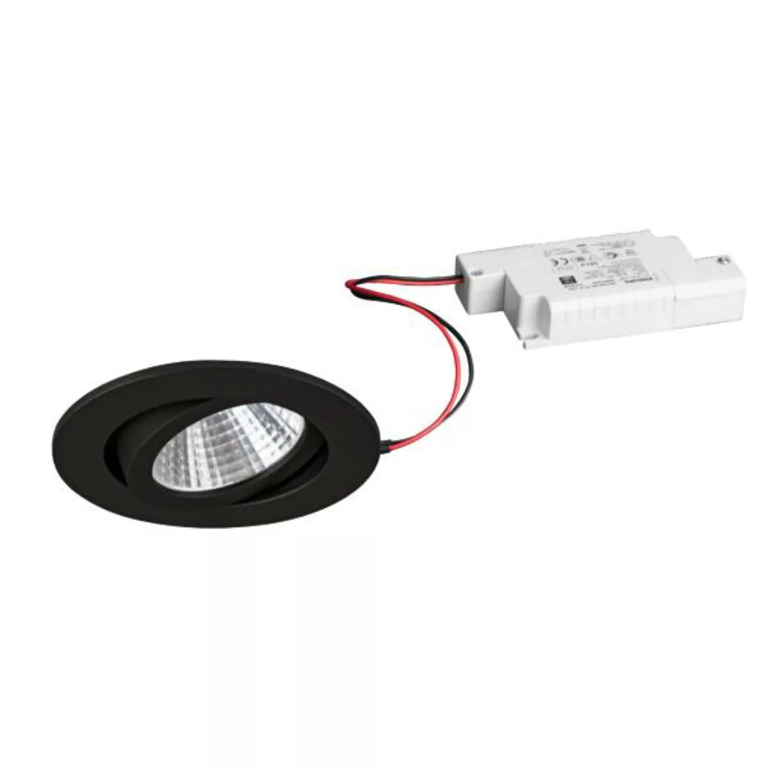 Brumberg LED-Einbaustrahler 7W 230V rund schwarz - 39261083 günstig online kaufen