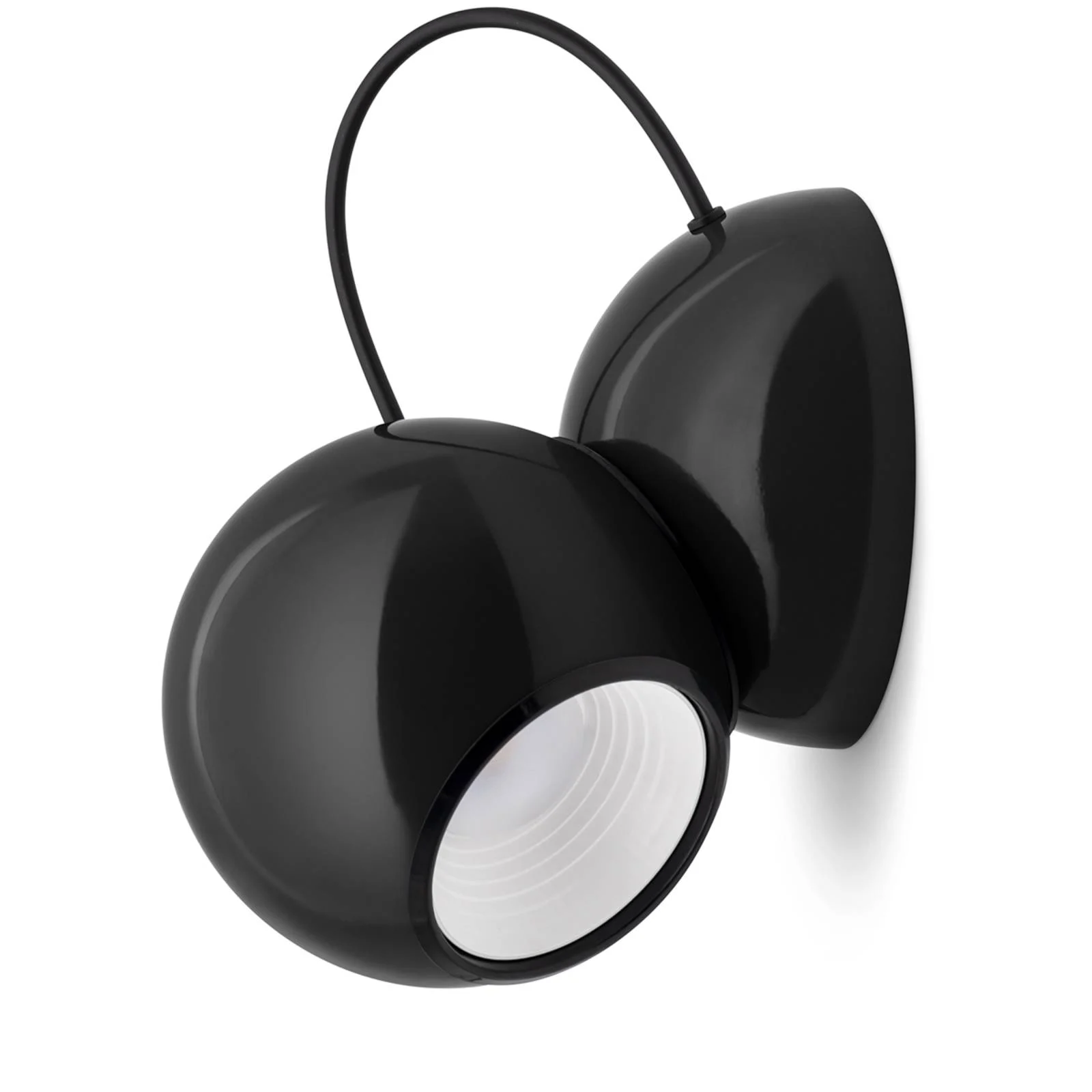 Stilnovo Gravitino LED-Wandlampe drehbar schwarz günstig online kaufen
